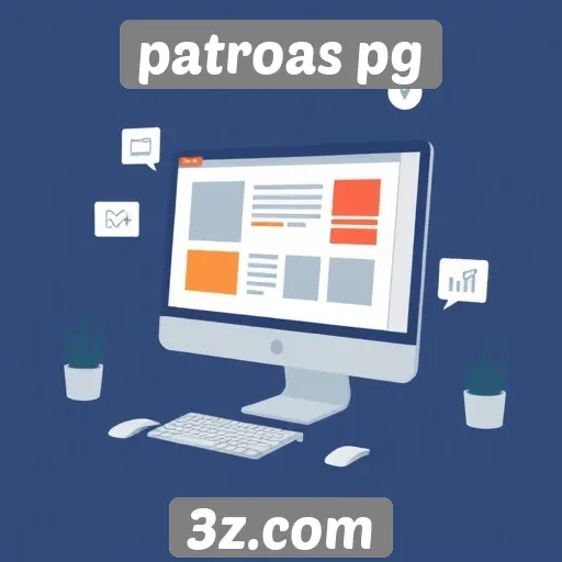 Facilidade de uso e navegação no site Patroas PG
